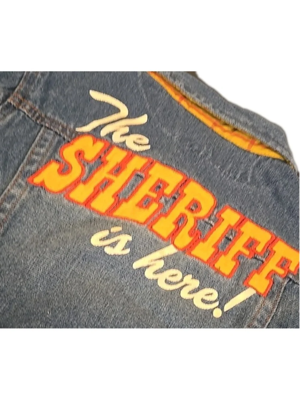 Disney Toy Story Rare Denim Jacket Sz 2T Woody Sheriff Pixar NWT (D-10)